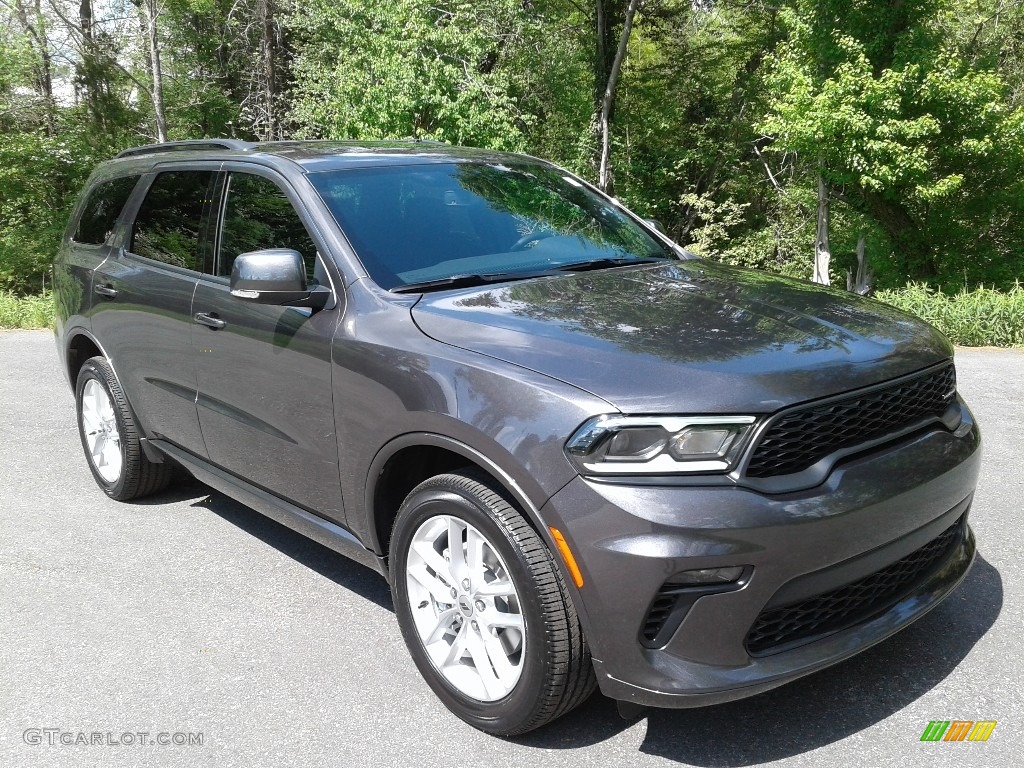 Granite Metallic 2021 Dodge Durango GT AWD Exterior Photo #141728588