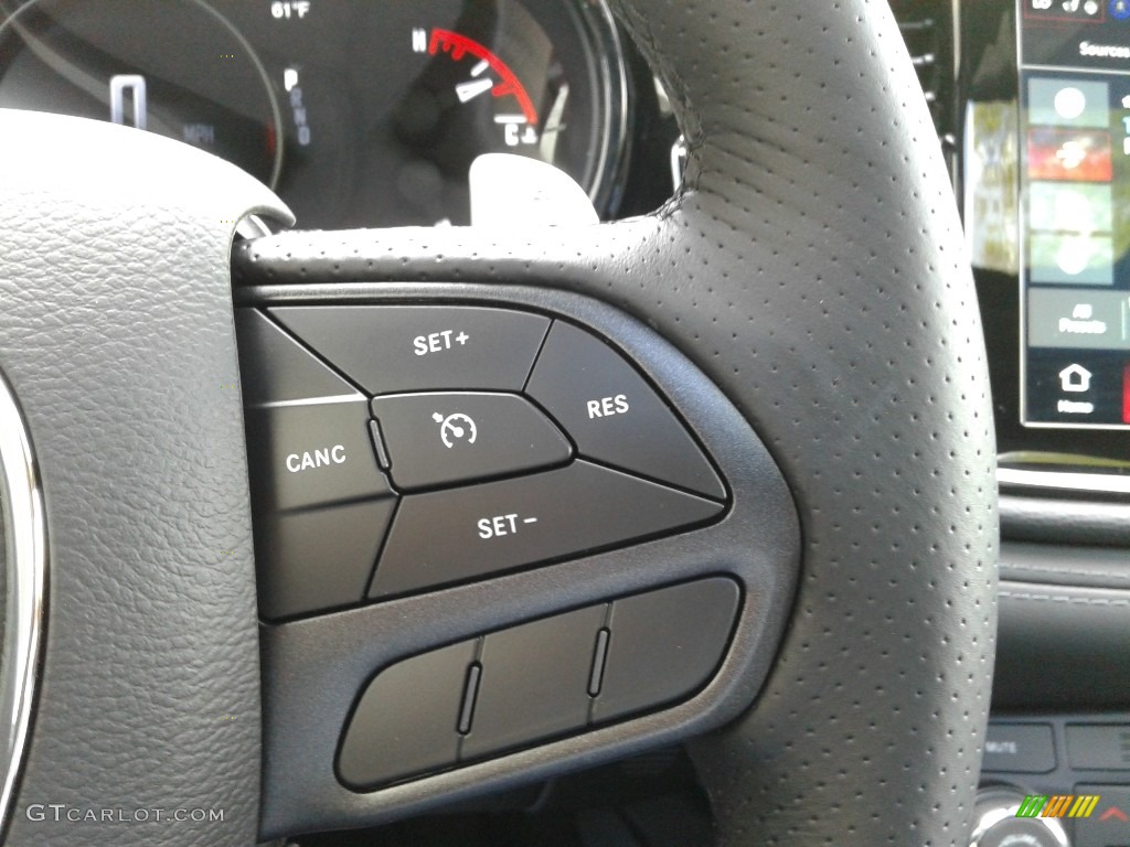 2021 Dodge Durango GT AWD Black Steering Wheel Photo #141729065