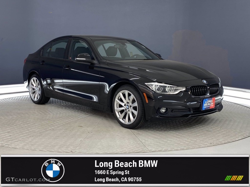 2018 3 Series 320i xDrive Sedan - Jet Black / Black photo #1