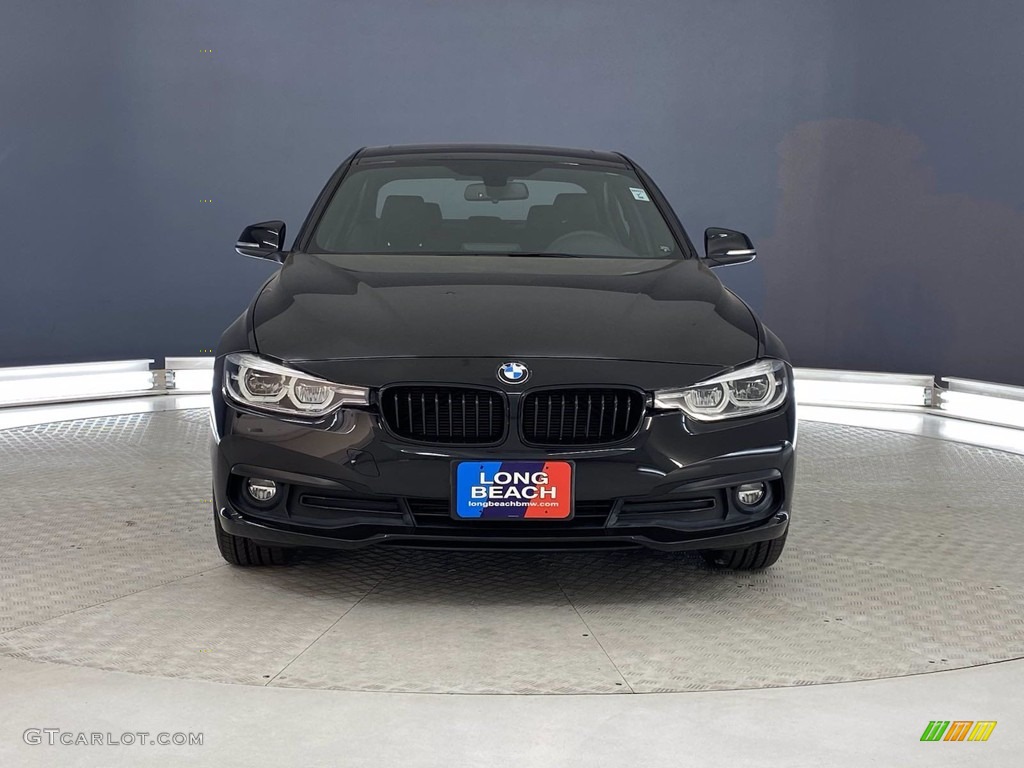 2018 3 Series 320i xDrive Sedan - Jet Black / Black photo #2