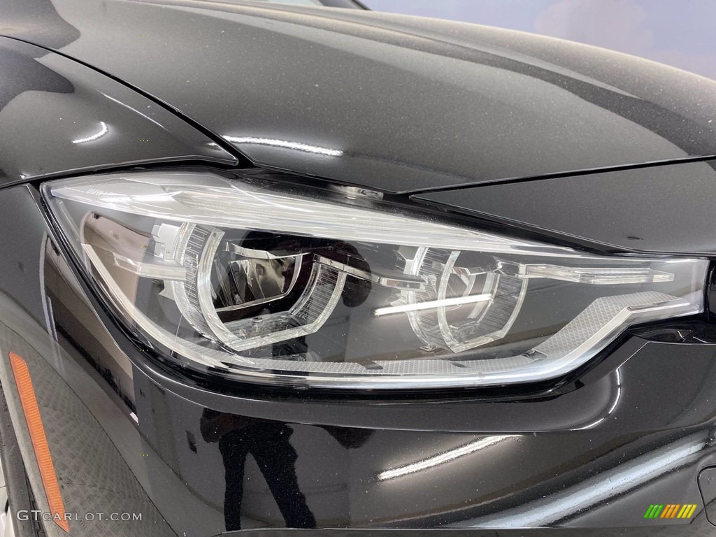 2018 3 Series 320i xDrive Sedan - Jet Black / Black photo #7