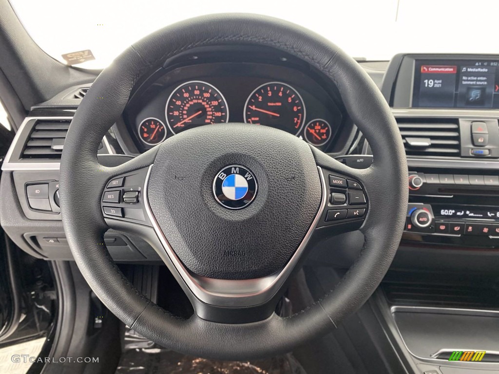 2018 3 Series 320i xDrive Sedan - Jet Black / Black photo #18
