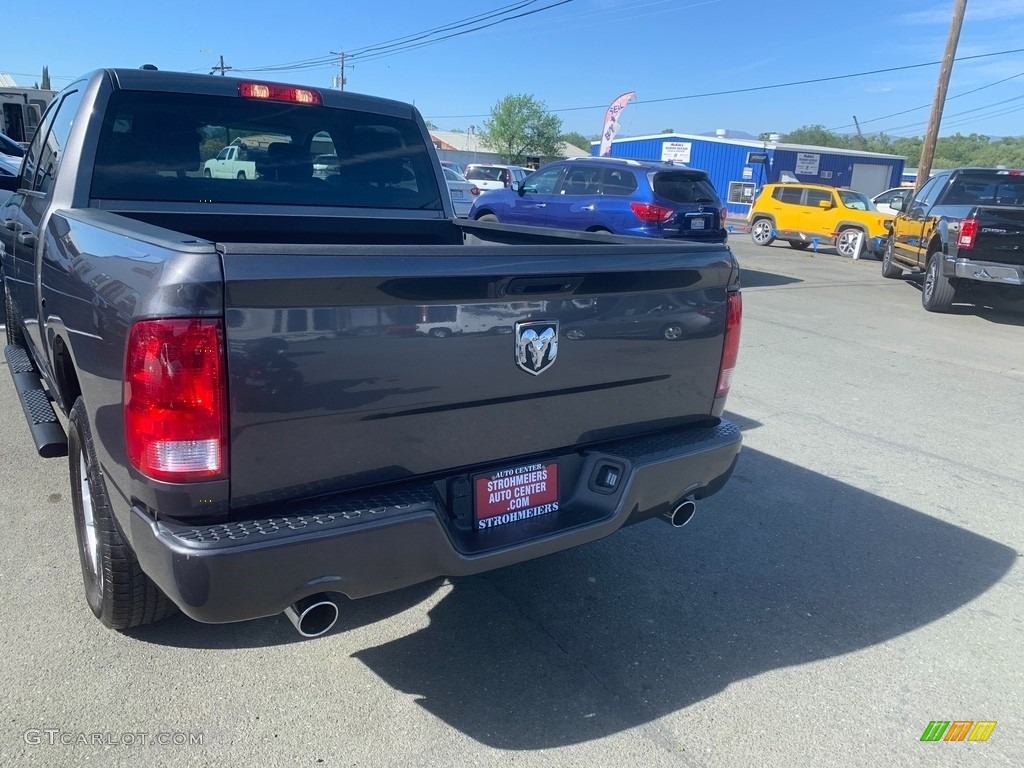 2018 1500 Express Crew Cab - Granite Crystal Metallic / Black/Diesel Gray photo #4