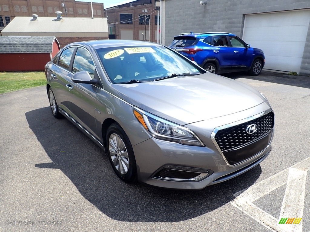 2017 Sonata SE - Metropolis Gray / Gray photo #3