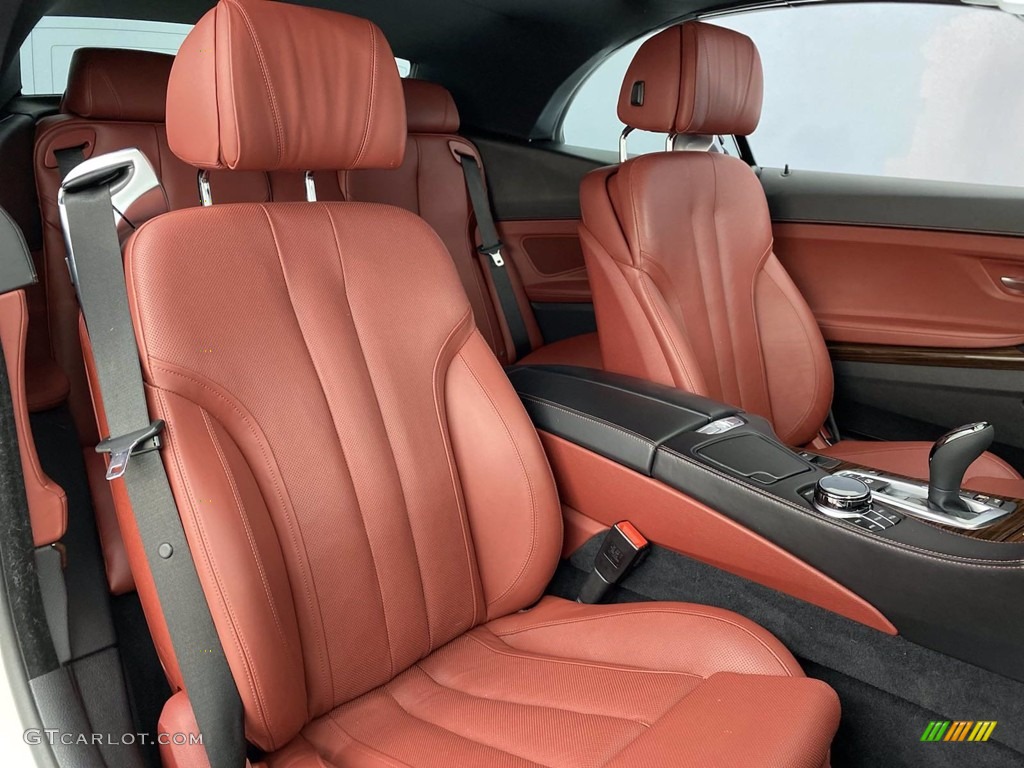 Vermilion Red Interior 2018 BMW 6 Series 640i Convertible Photo #141730943