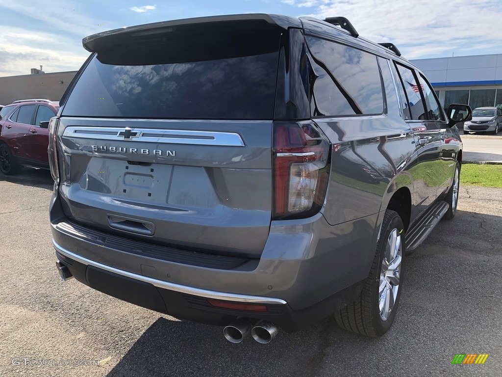 2021 Suburban High Country 4WD - Satin Steel Metallic / Jet Black photo #3