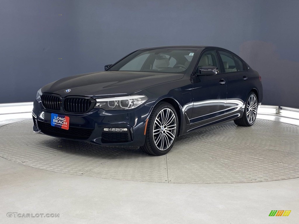 2018 5 Series 530e iPerfomance Sedan - Carbon Black Metallic / Ivory White photo #3