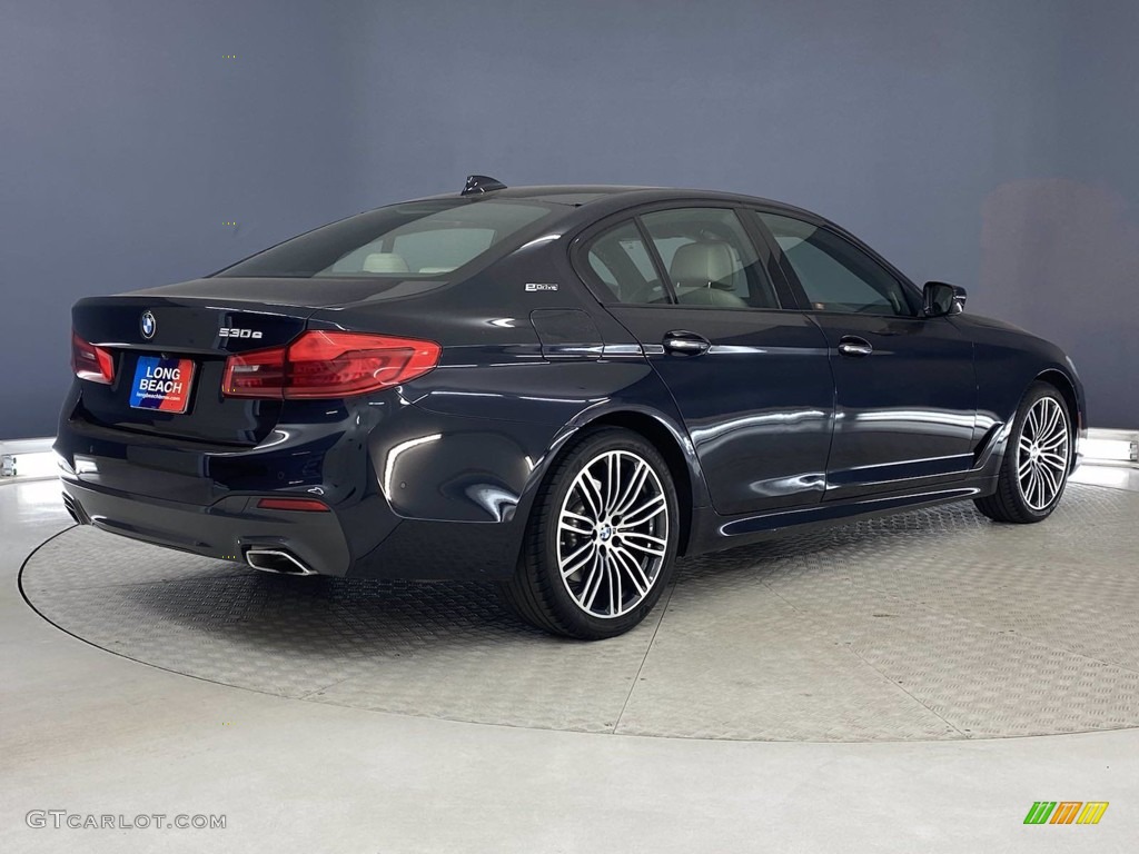 2018 5 Series 530e iPerfomance Sedan - Carbon Black Metallic / Ivory White photo #5