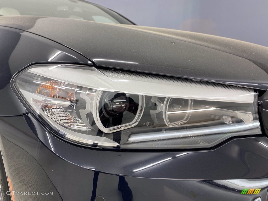 2018 5 Series 530e iPerfomance Sedan - Carbon Black Metallic / Ivory White photo #7