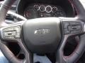 Jet Black/Victory Red 2021 Chevrolet Tahoe RST 4WD Steering Wheel