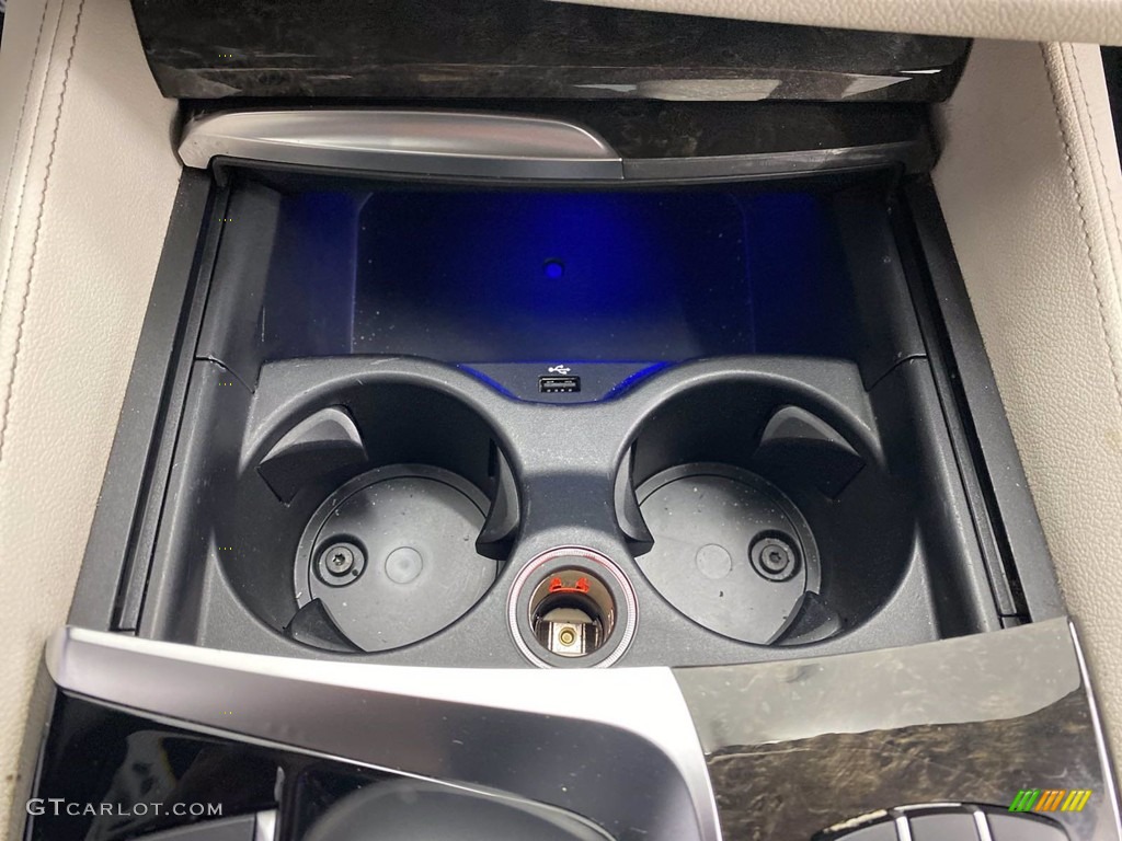 2018 5 Series 530e iPerfomance Sedan - Carbon Black Metallic / Ivory White photo #26