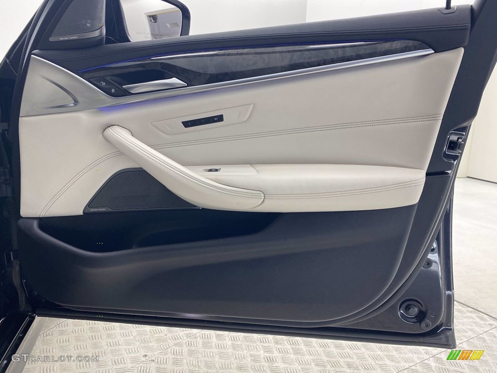 2018 5 Series 530e iPerfomance Sedan - Carbon Black Metallic / Ivory White photo #32