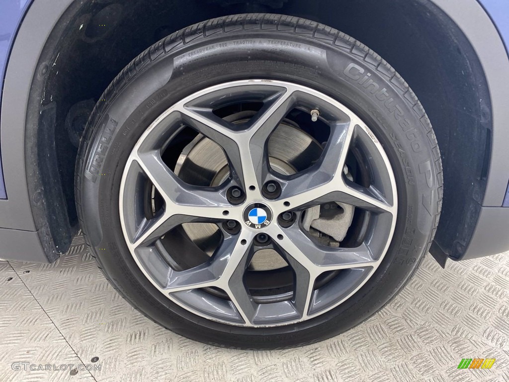 2018 X1 xDrive28i - Mediterranean Blue Metallic / Canberra Beige photo #6