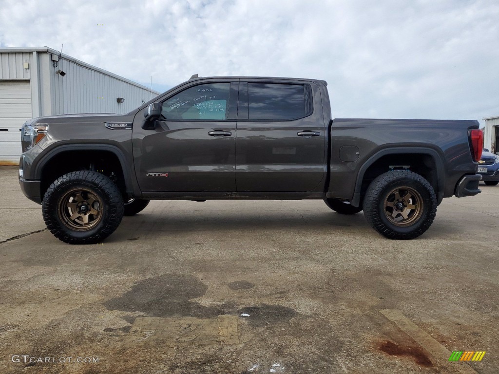 2019 Sierra 1500 AT4 Crew Cab 4WD - Smokey Quartz Metallic / Jet Black photo #7