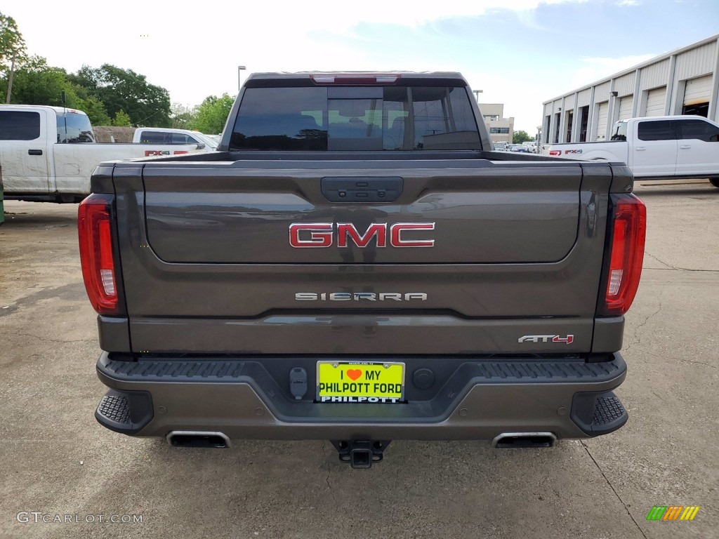 2019 Sierra 1500 AT4 Crew Cab 4WD - Smokey Quartz Metallic / Jet Black photo #8