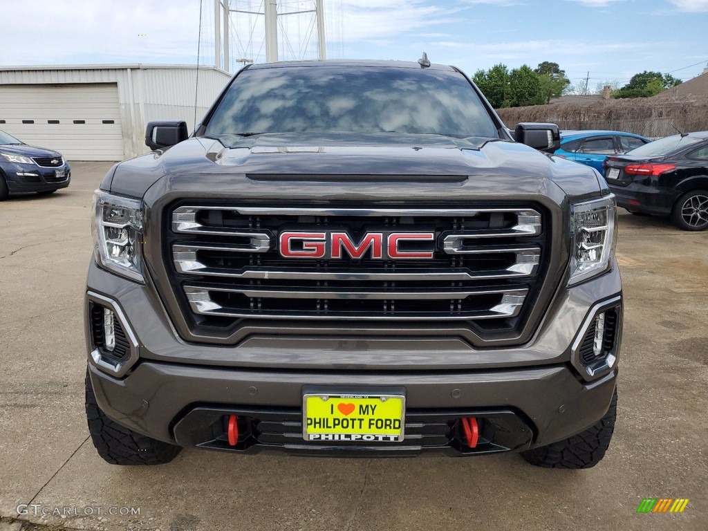 2019 Sierra 1500 AT4 Crew Cab 4WD - Smokey Quartz Metallic / Jet Black photo #9