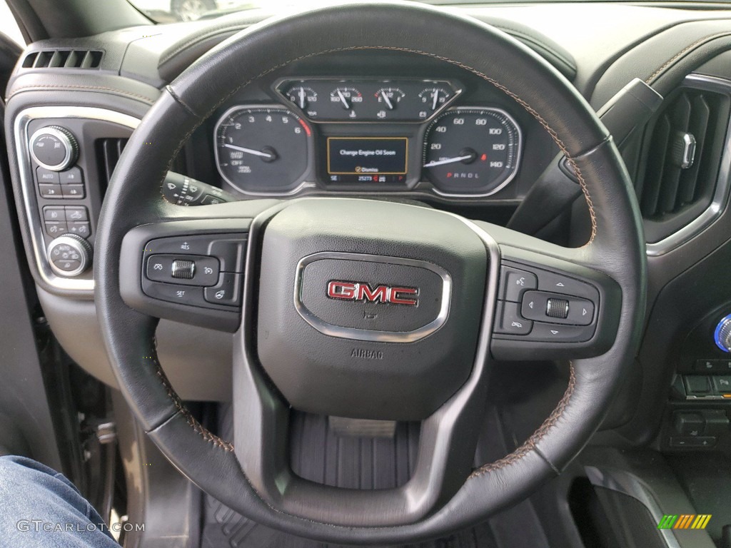 2019 Sierra 1500 AT4 Crew Cab 4WD - Smokey Quartz Metallic / Jet Black photo #15