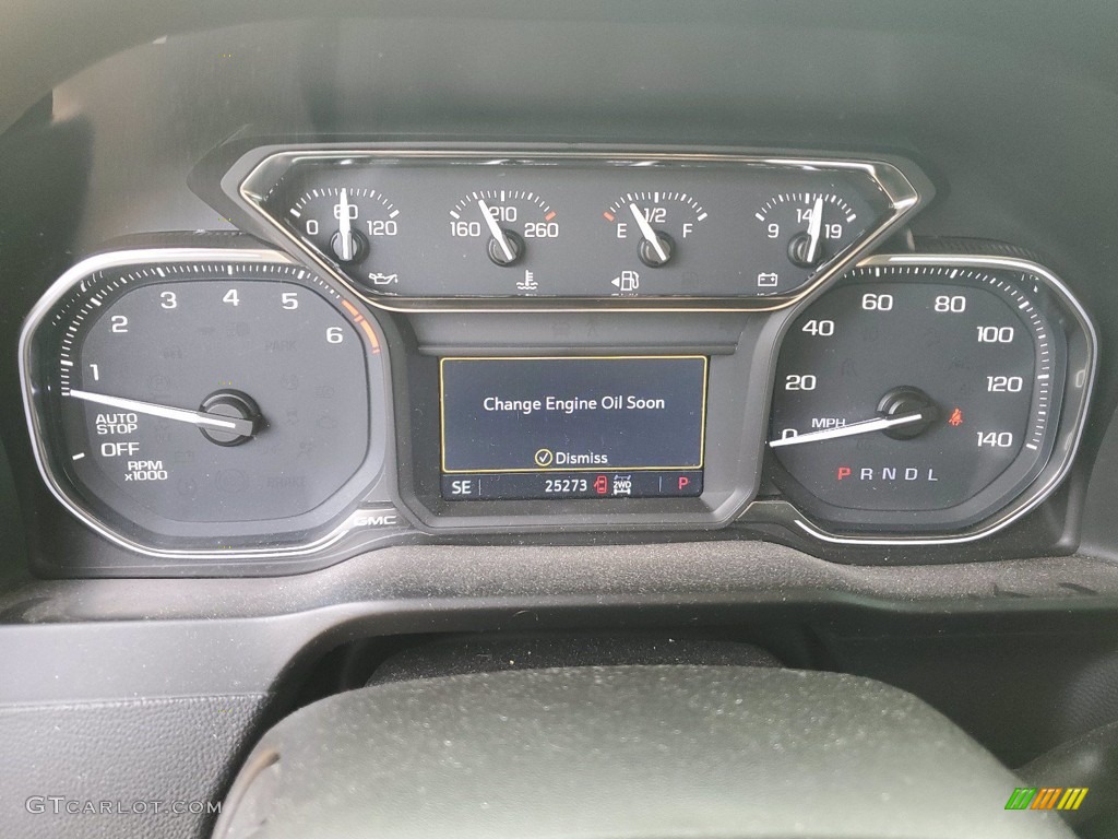 2019 Sierra 1500 AT4 Crew Cab 4WD - Smokey Quartz Metallic / Jet Black photo #23