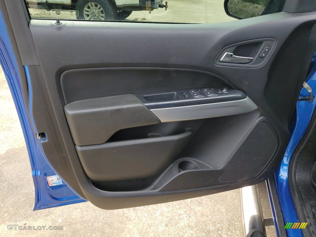 2019 Chevrolet Colorado LT Crew Cab Jet Black Door Panel Photo #141734798