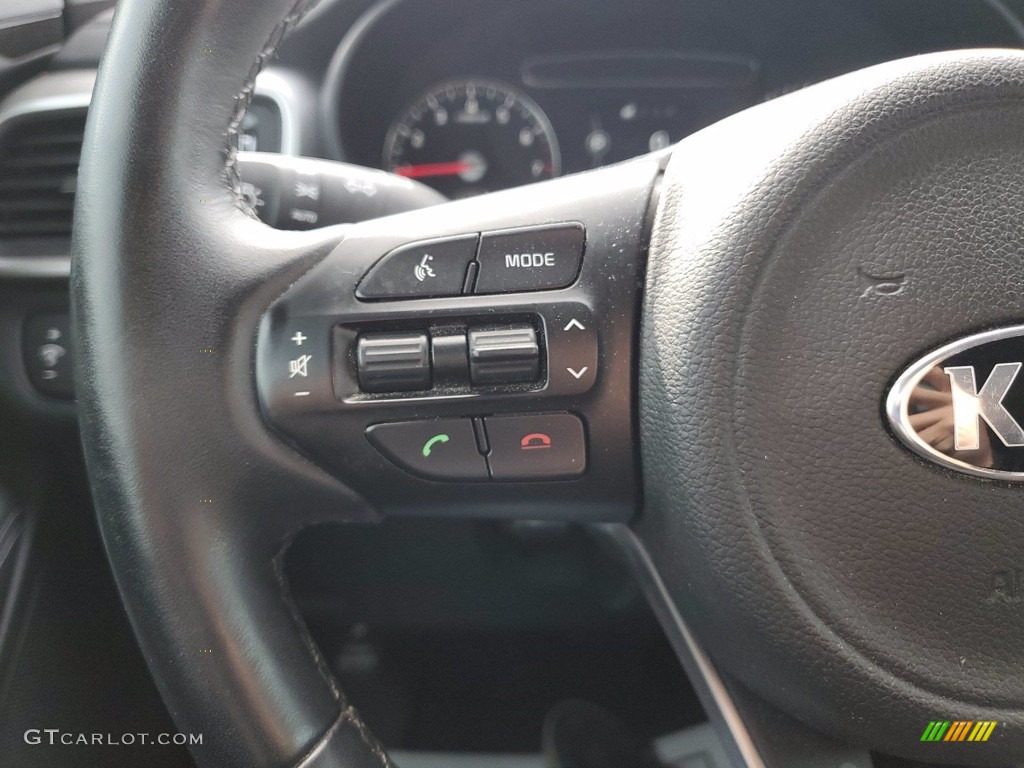 2018 Kia Sorento LX Black Steering Wheel Photo #141734987