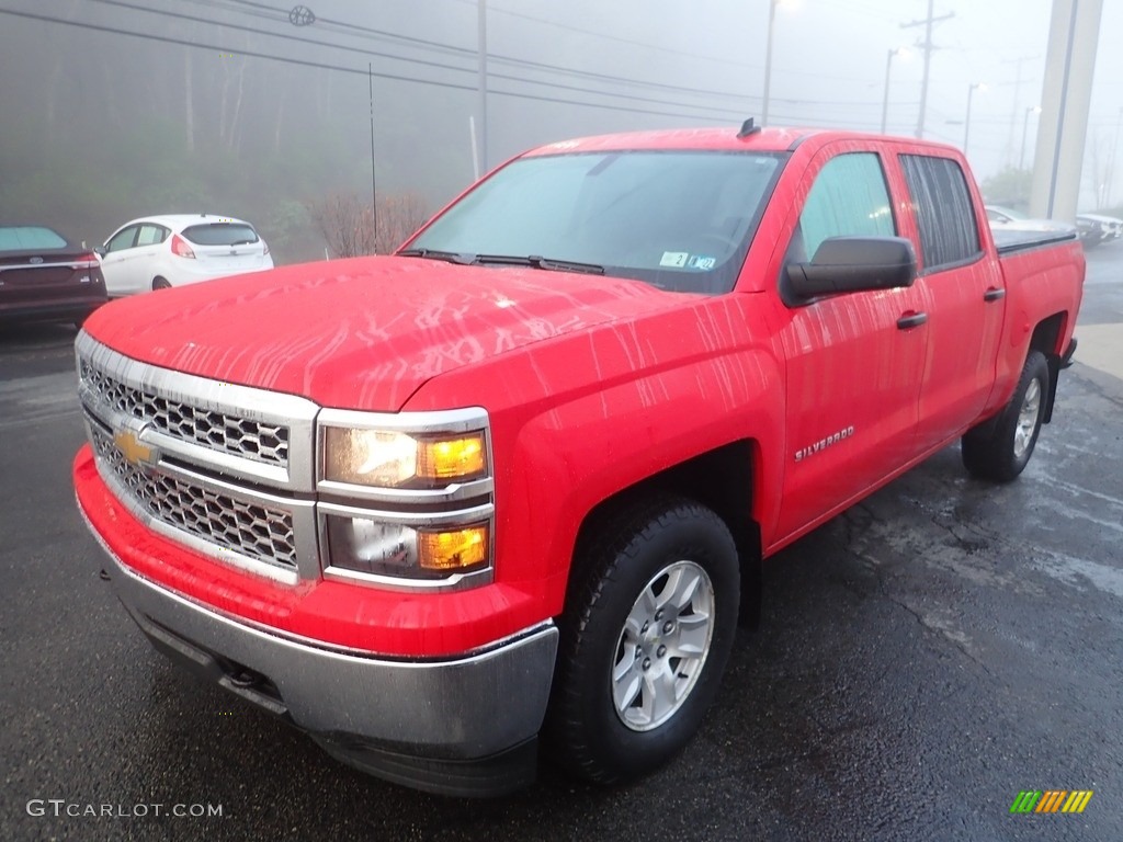 2014 Silverado 1500 LT Crew Cab 4x4 - Victory Red / Jet Black/Dark Ash photo #6