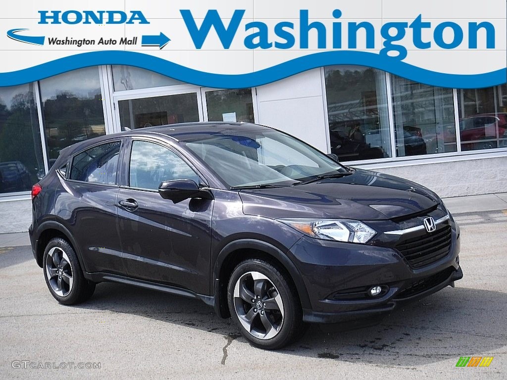 2018 HR-V EX AWD - Mulberry Metallic / Black photo #1