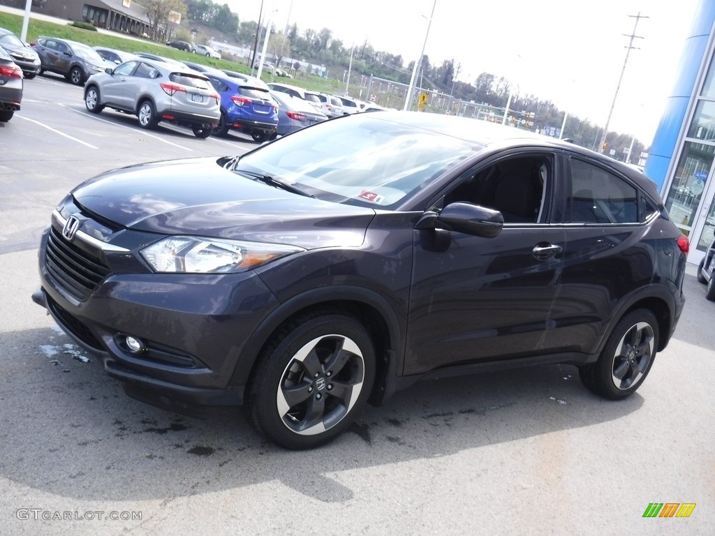 2018 HR-V EX AWD - Mulberry Metallic / Black photo #6