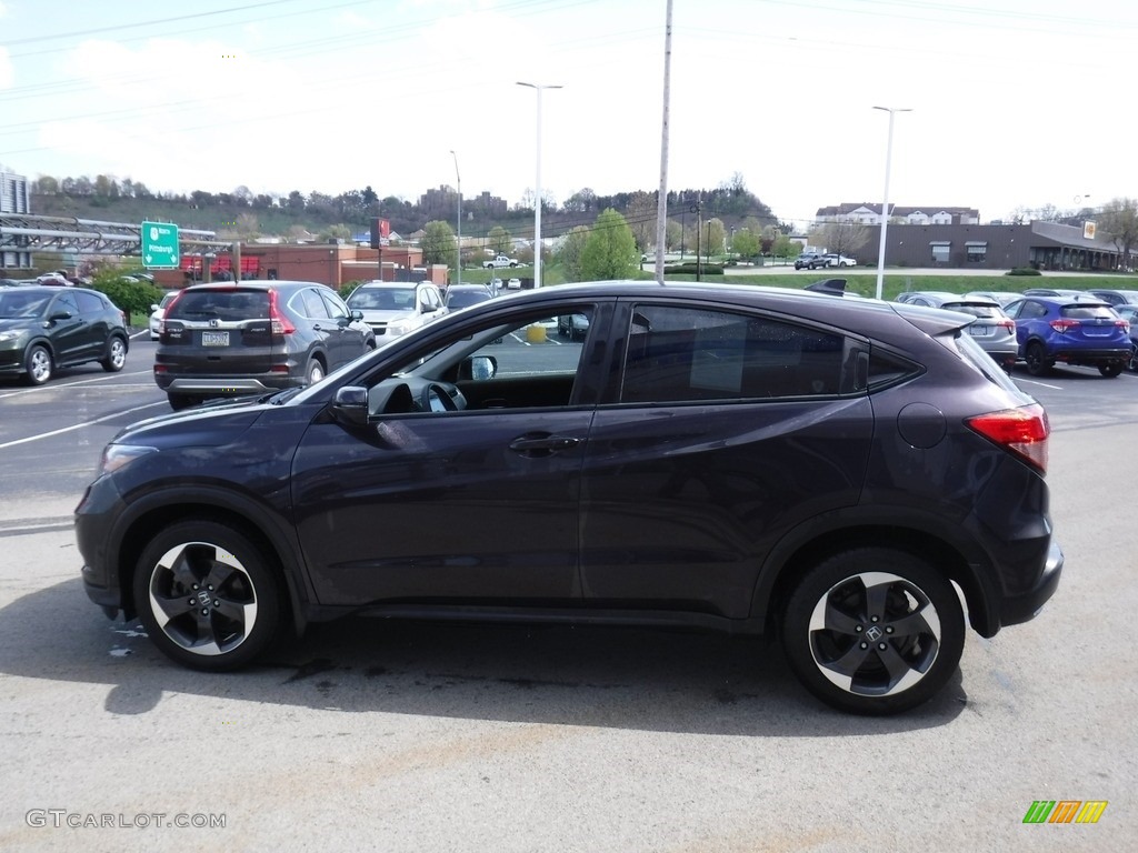 2018 HR-V EX AWD - Mulberry Metallic / Black photo #7