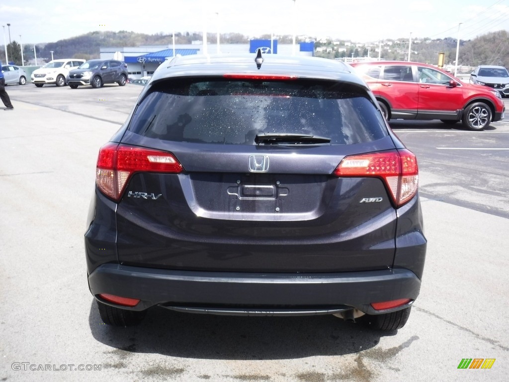 2018 HR-V EX AWD - Mulberry Metallic / Black photo #8