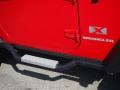 2007 Flame Red Jeep Wrangler X 4x4  photo #7