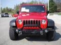 2007 Flame Red Jeep Wrangler X 4x4  photo #8