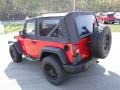 2007 Flame Red Jeep Wrangler X 4x4  photo #11