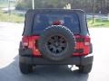 2007 Flame Red Jeep Wrangler X 4x4  photo #12