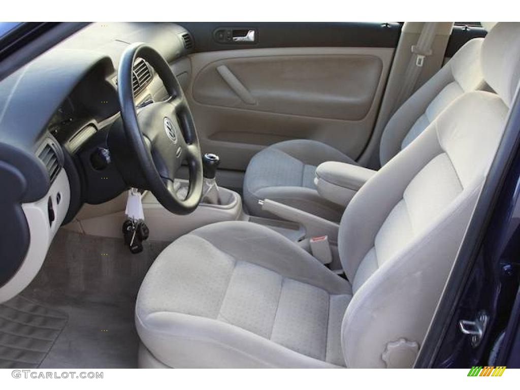 2000 Passat GLS 1.8T Sedan - Indigo Blue Pearl Metallic / Grey photo #11