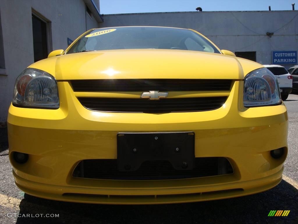 2006 Cobalt SS Supercharged Coupe - Rally Yellow / Ebony/Yellow photo #2