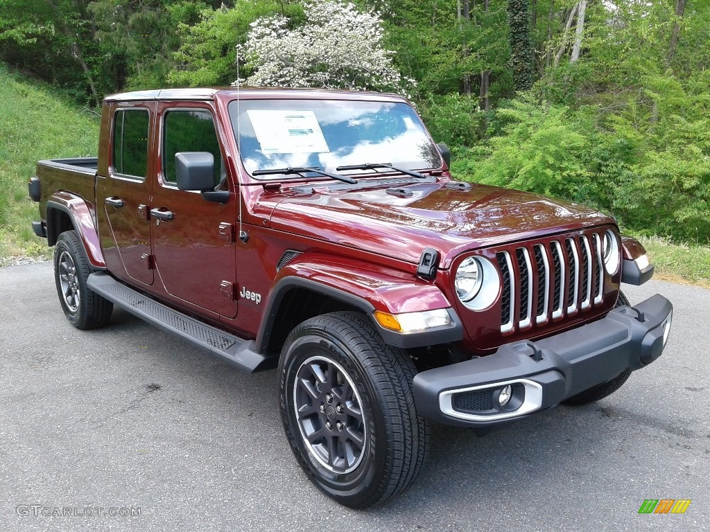 Snazzberry Pearl 2021 Jeep Gladiator Overland 4x4 Exterior Photo #141737432