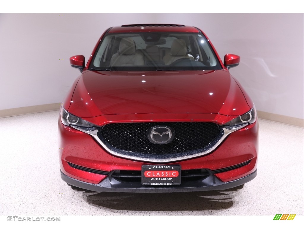 2018 CX-5 Touring AWD - Soul Red Crystal Metallic / Parchment photo #2