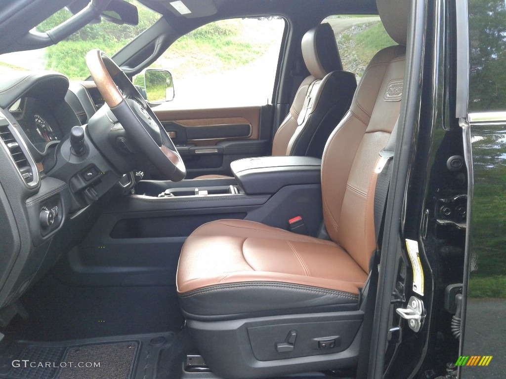 2021 Ram 3500 Limited Longhorn Mega Cab 4x4 Front Seat Photo #141738527