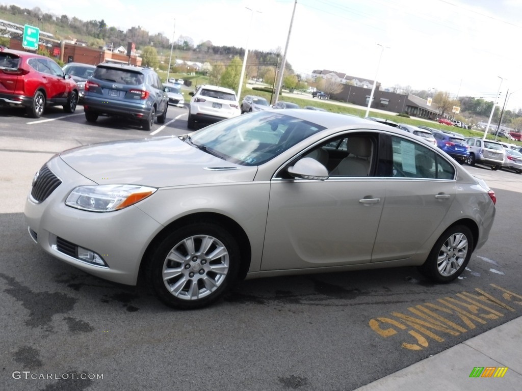 Champagne Silver Metallic 2013 Buick Regal Standard Regal Model Exterior Photo #141739144