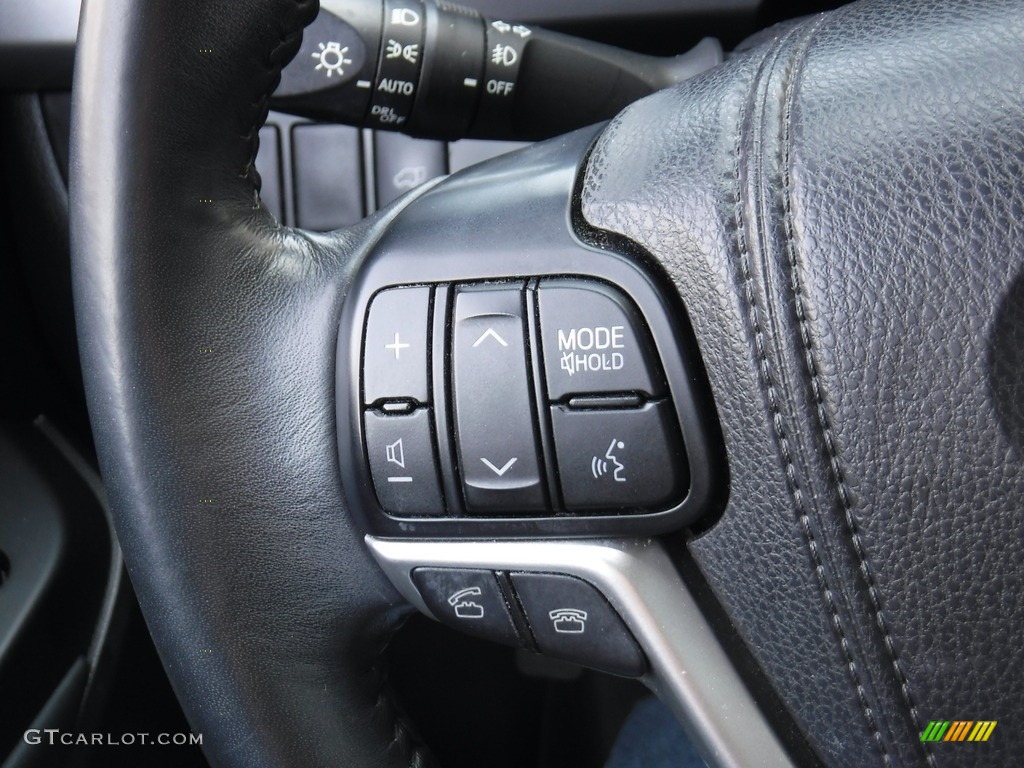 2015 Highlander XLE AWD - Attitude Black Metallic / Black photo #6