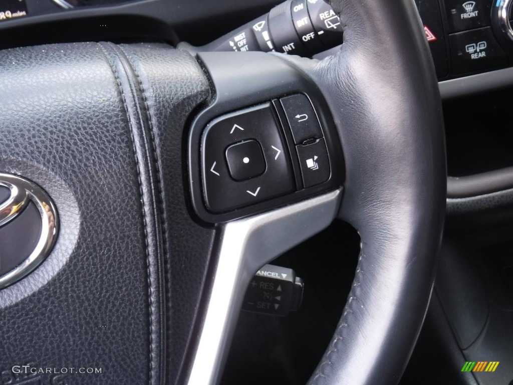 2015 Highlander XLE AWD - Attitude Black Metallic / Black photo #7