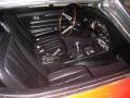 1968 Chevrolet Corvette Black Interior Front Seat Photo