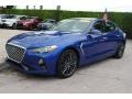 Mallorca Blue 2019 Hyundai Genesis G70 RWD Exterior