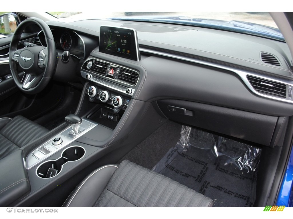 2019 Hyundai Genesis G70 RWD Black Dashboard Photo #141740550