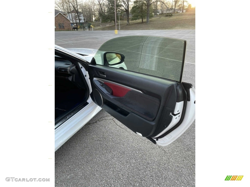 2015 Lexus RC F Circuit Red Door Panel Photo #141740980