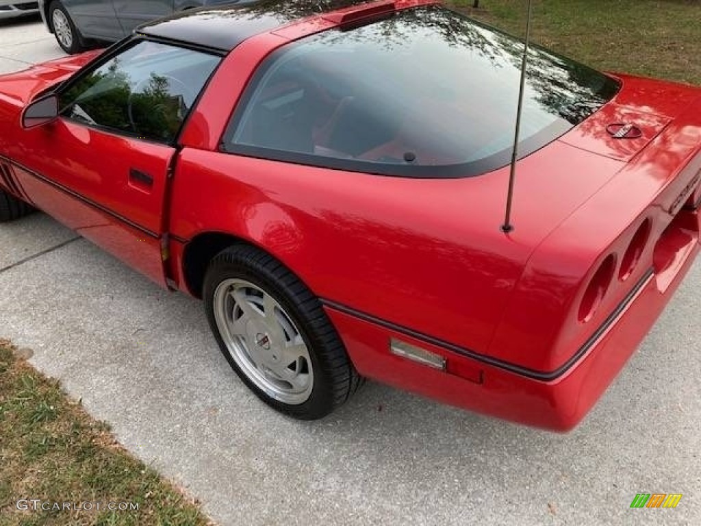 1988 Corvette Coupe - Bright Red / Red photo #9