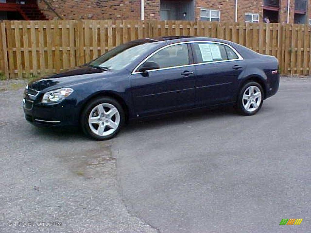 2009 Malibu LS Sedan - Imperial Blue Metallic / Titanium photo #1