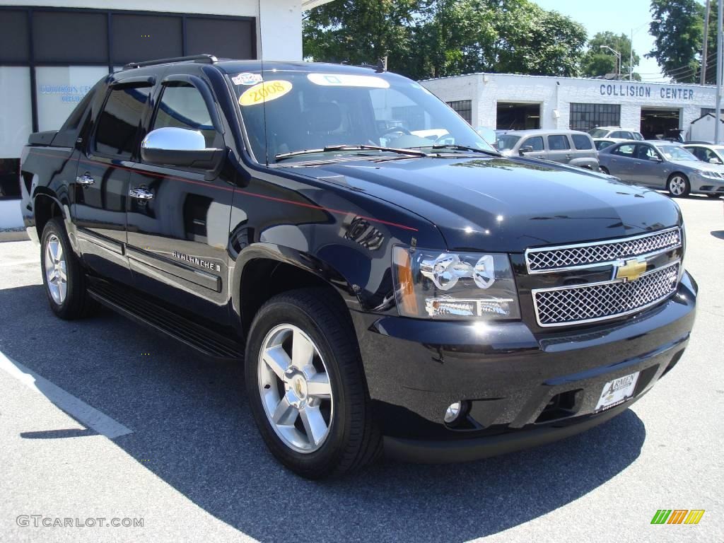 2008 Black Chevrolet Avalanche LTZ 4x4 14158108 Photo 4 GTCarLot