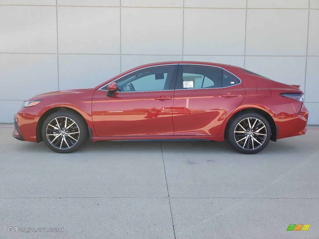 Supersonic Red 2021 Toyota Camry SE Exterior Photo #141742513