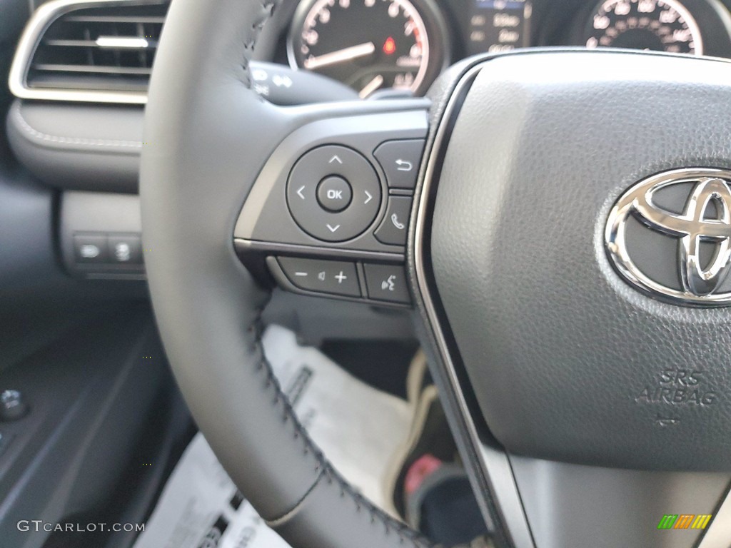 2021 Toyota Camry SE Black Steering Wheel Photo #141742736